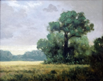 Landscape with Tree by Harley Bartlett