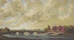 The Weld Boathouse on the Charles River, Cambridge by Harley Bartlett