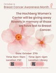 Breast Cancer Awareness Month Flowers by Women's Center