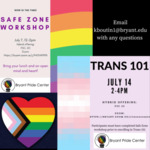 Safe Zone Workshop and Trans 101 by Pride Center