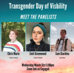 Transgender Day of Visibility by Pride Center
