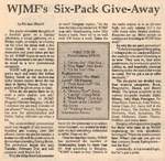 WJMF's Six-Pack Give-Away by The Archway
